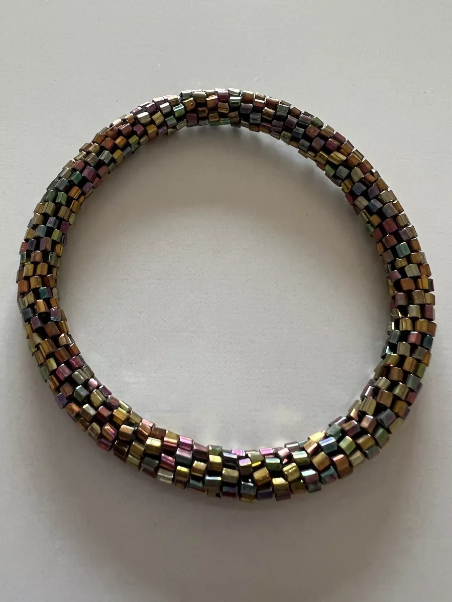 Rainbow metal bracelet deals