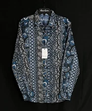 Robert Graham HAWKINS $238 Medium Classic Fit NEW NWT FREESHIP! M