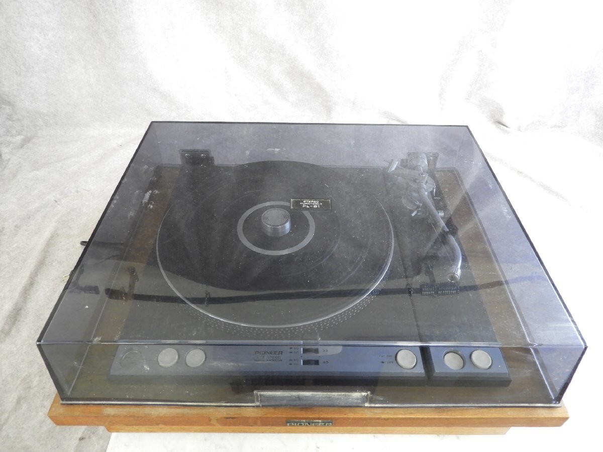 Pioneer PL-61 Turntable Record Player Direct Drive Audio equipment