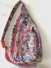 Vera Bradley Minnies Garden Party Sling  full size