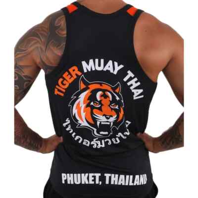 Tiger Muay Thai MMA training vest breathable absorbent muay thai clothingshor