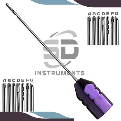 Super Luer Lock Liposuction tools 3 Reusable & Autoclavable Superior Grade Steel