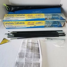 Texsport Calypso Cabana/Beach Sun Tent UPF+50 84 x 48 x 48 Zip Up Windows #01831