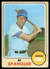 1968 TOPPS AL SPANGLER CHICAGO CUBS #451