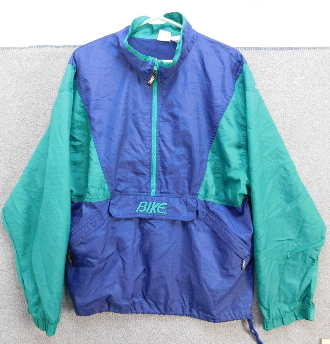 Vintage 90s Bike Men's L Athletic Pullover Windbreaker Vented