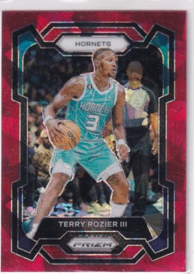Panini 2023-24 Prizm NBA No. 90 Terry Rozier III Red Ice Prizm