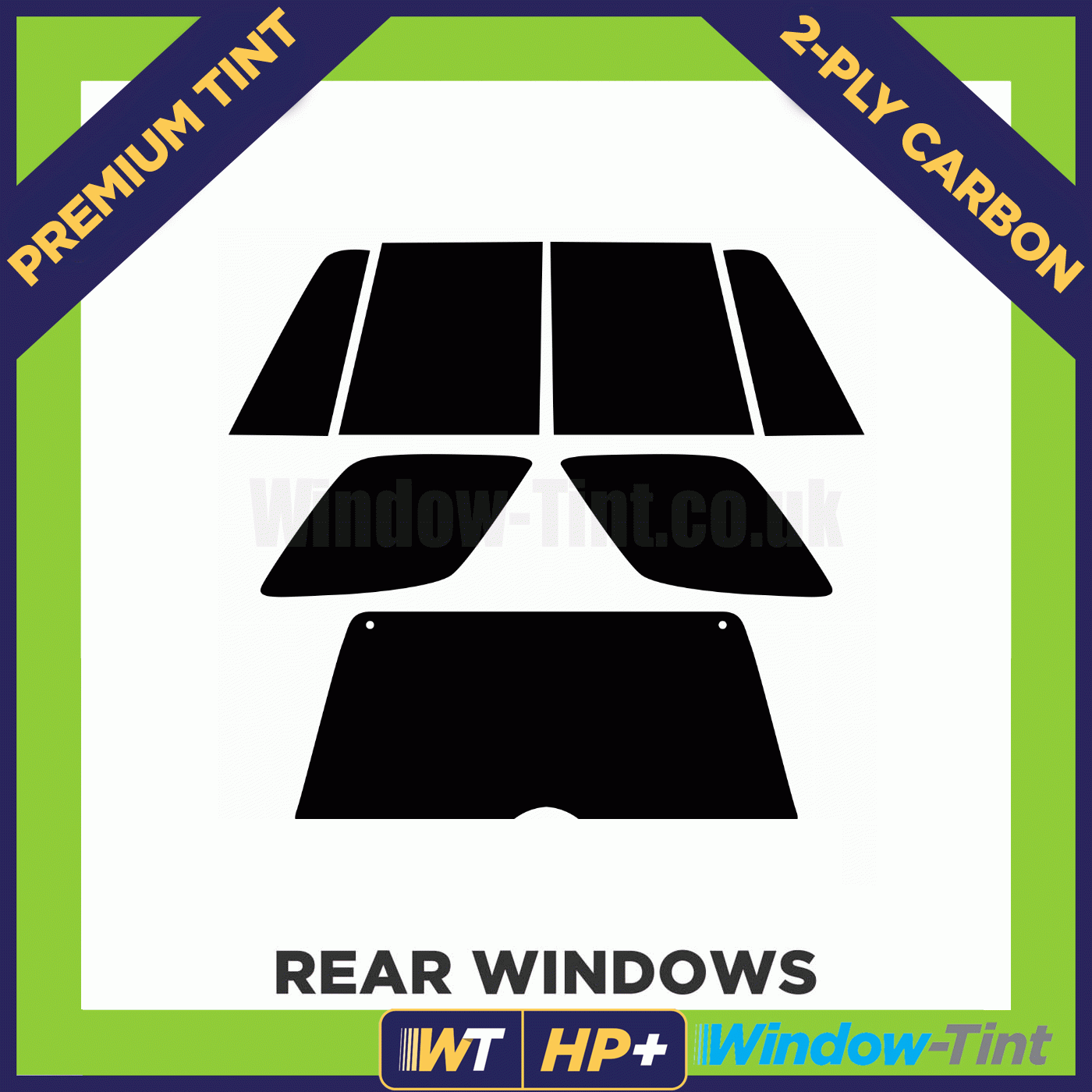 For Vauxhall Frontera 5-door 92-98 Carbon Pre Cut Window Tint 5% Limo HP+ Opel