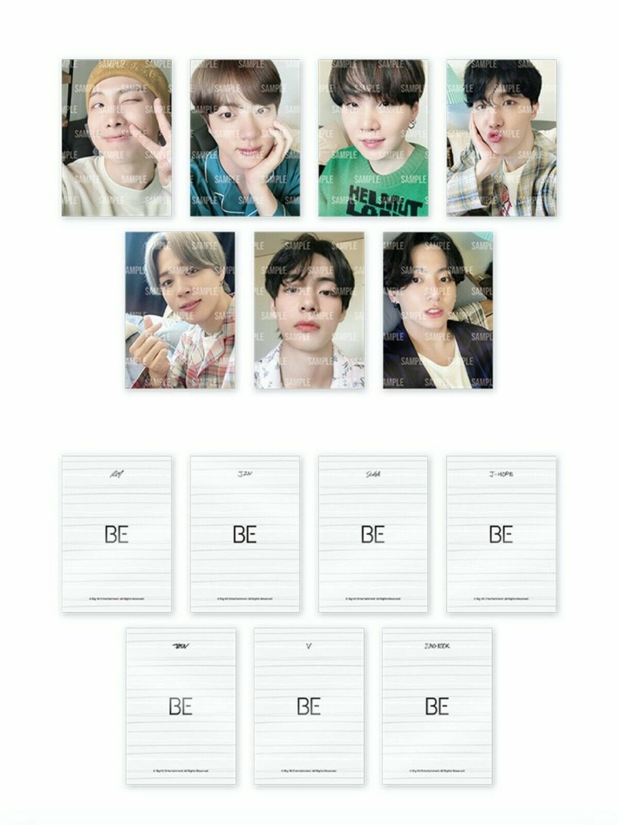 BTS BE パジャマ フォトカード BTS BE Pajama & Eco Bag Official Photocards | eBay