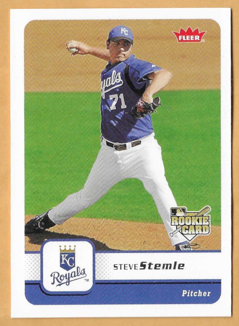 STEVE STEMLE KANSAS CITY ROYALS ROOKIE #339 - FLEER NM-MT 2006