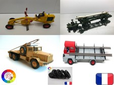 Lot De 12 Pneus Noirs Dinky Toys – 18/8 Mm – Pour Véhicules Militaires Miniatures 1:43 / 1:50