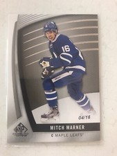 2017 MITCH MARNER UD SP GAME USED  #74 04 / 16 Toronto Maple Leafs Rare Only 16!