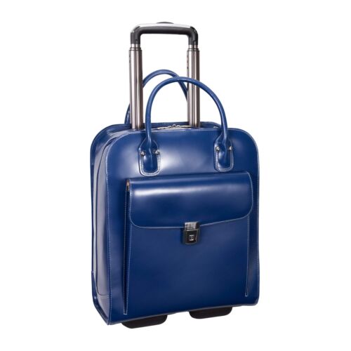 McKlein USA Uptown 15.4" Leather Vertical Wheeled Ladies' Laptop Briefcase - Picture 15 of 15