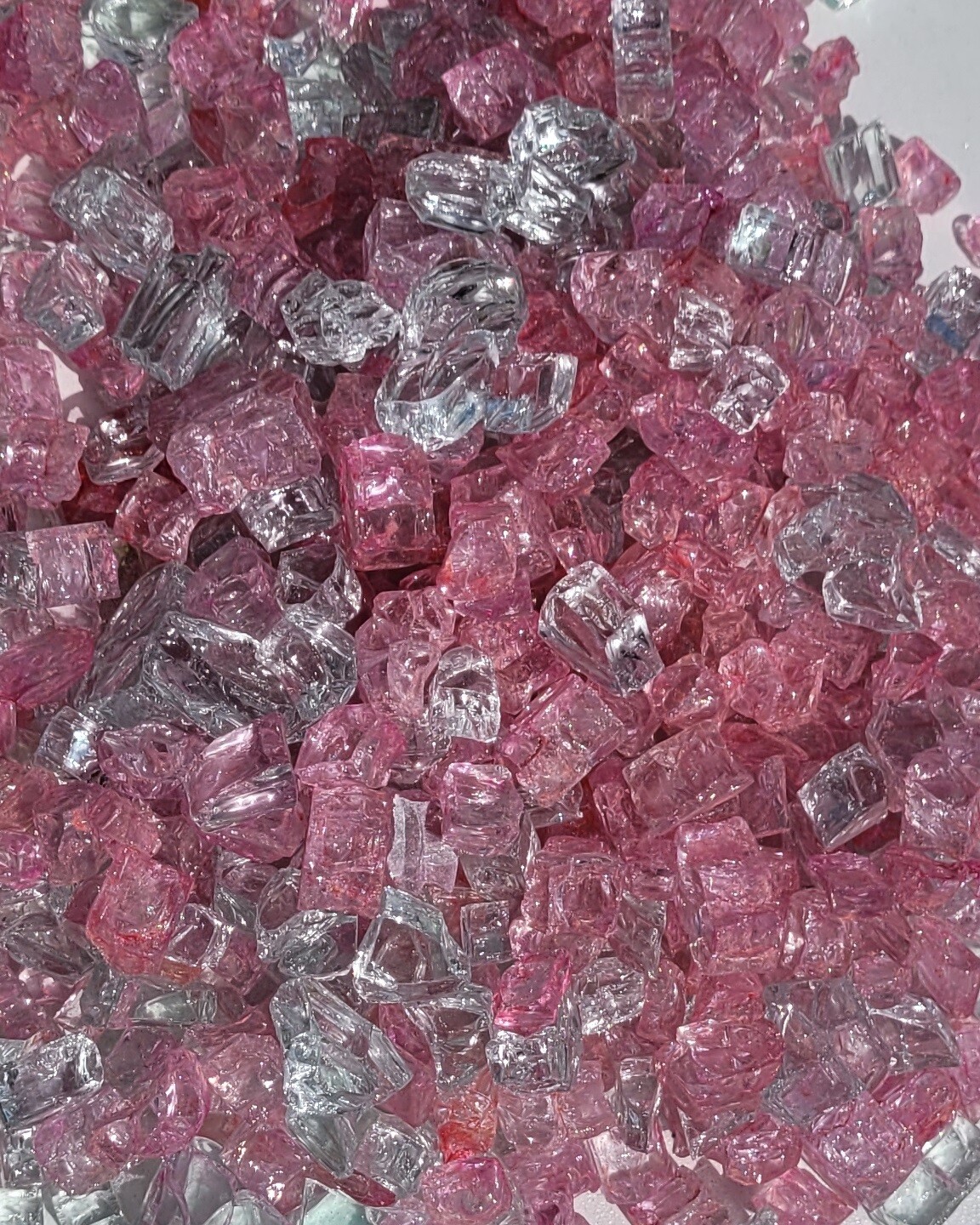 Axis Tempered Fire Glass, Lava Rocks for Outdoor Gas Fire Pits Red Blue