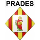 Prades 66 city coat of arms stickers adhesive sticker
