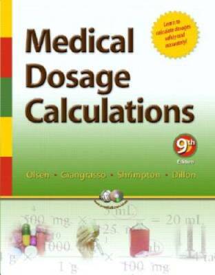 Medical Dosage Calculations (9th Edition) - Paperback - GOOD