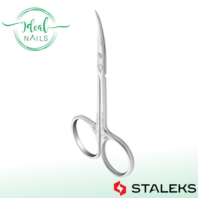 Nagelhautschere STALEKS EXCLUSIVE SX-22 mit Gravur, gerade Griffe