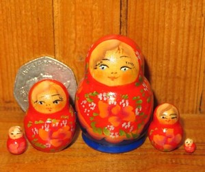 miniature russian dolls