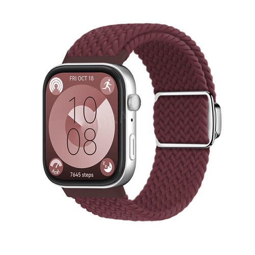 Repuesto de correa de bucle de nailon trenzado magnético para reloj inteligente Huawei Watch Fit 3 4 Pro - Imagen 6 de 114