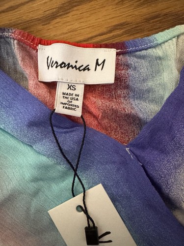 Veronica M Nicole Splice Tank Top Size XS Retail $78 - Picture 3 of 5