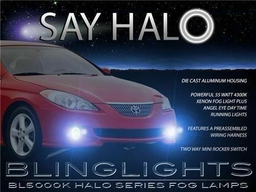 LED Halo Angel Eye Fog Lamps Driving Light Kit for 2004-2006 Toyota Solara - Bild 1 von 9