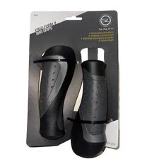 Replacement Handlebar Grips Bike SUNLITE ERGO FORM II 130mm Black Grey New
