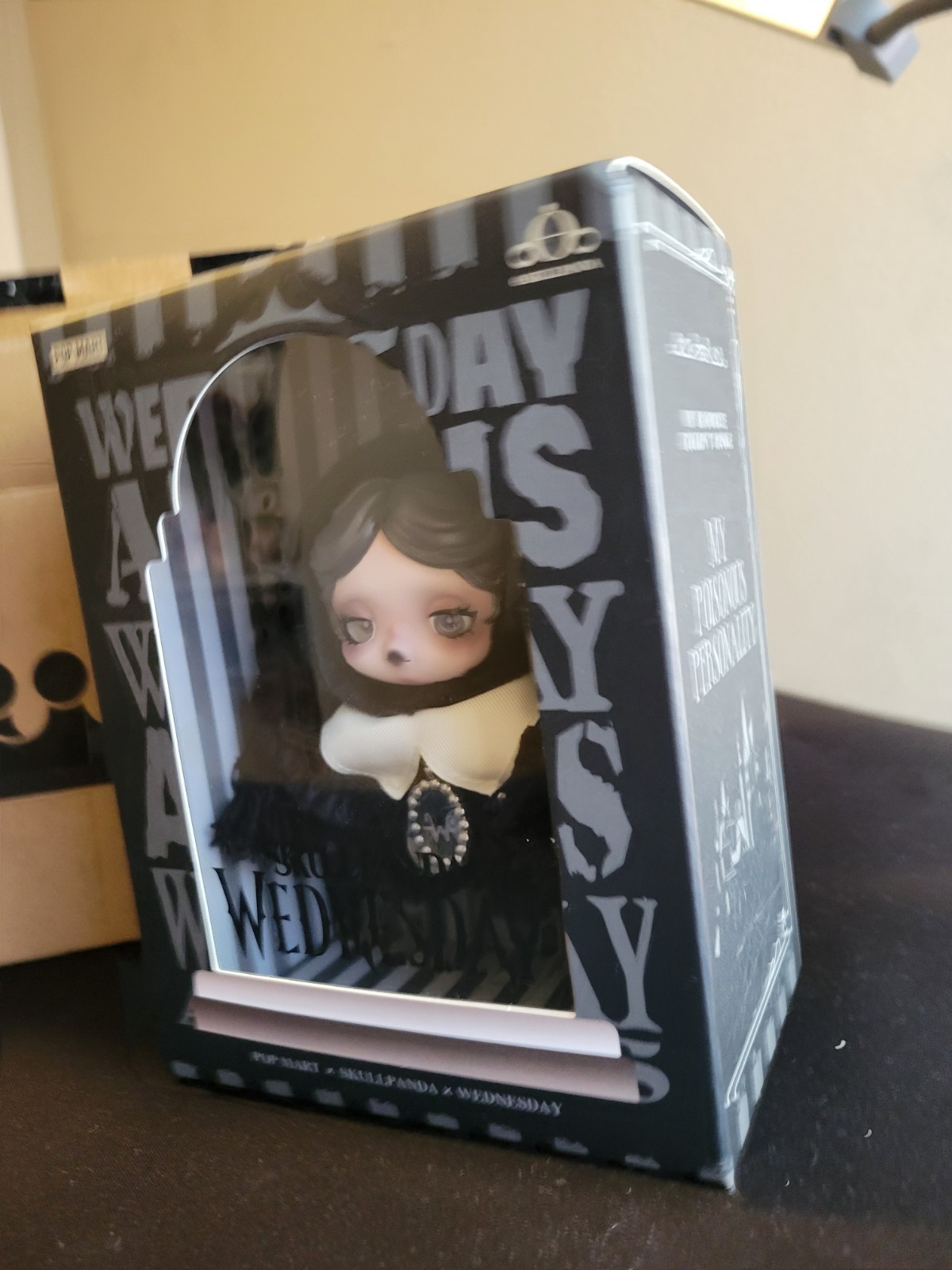 [SEALED] Pop Mart Skullpanda x Wednesday Plush (Classic Dress Version)