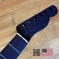 Wenge Tele Guitar Neck Nitro Satin Telecaster Fits Warmoth & Fender Body WTB