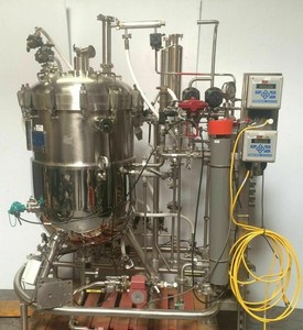LSL BioLafitte 250 Liter Jacketed Bioreactor Stainless Steel Fermentation System