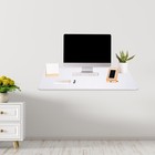 Wall Mounted Floating Folding Desk Computer PC Laptop Work Study Table White — photo 10