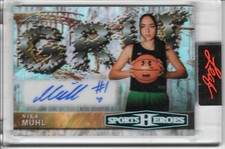 2026 LEAF SPORTS HEROES  NIKA MUHL AUTO #1/1 *GRIT*