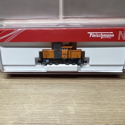 Fleischmann Diesellok Köf II DB Spur N 1:160 Ep III orange Nr. 722016 unbespielt