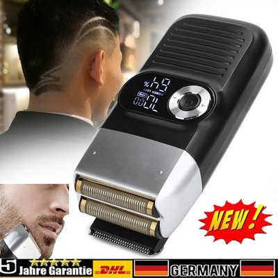 Akku Männer Rasierer Nass Trocken Elektrorasierer Herrenrasierer Folienschneider
