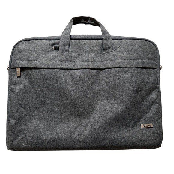 VOOVA Laptop Sleeve Case Bag 16 inch with Handles Shoulder Strap Gray