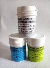 3er Set Diamant-Polierpaste: 14, 7, 0.25 Mikron (1200 - 100.000 Mesh) - 3 x 40g