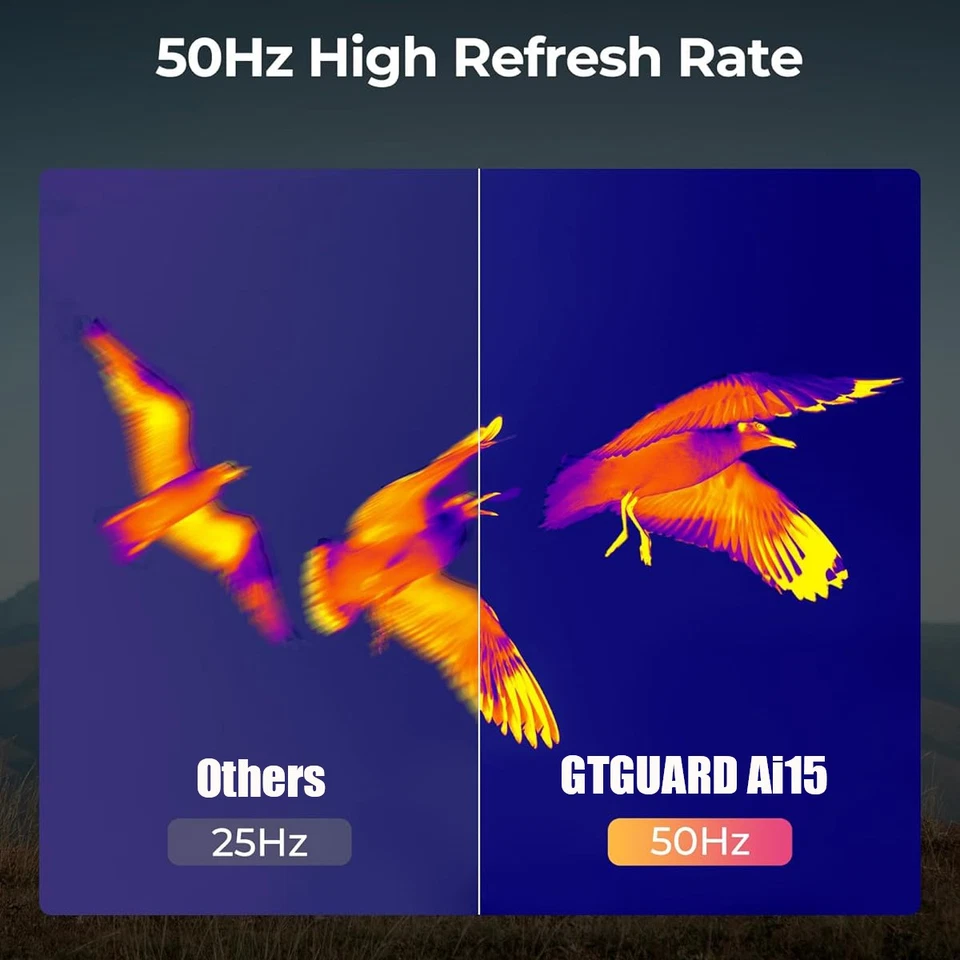 Wärmebildkamera Jagd 384x288 Ai Wärmebild-Monokular 15mm, 50Hz, 12H Akkulaufzeit - Bild 4 von 4