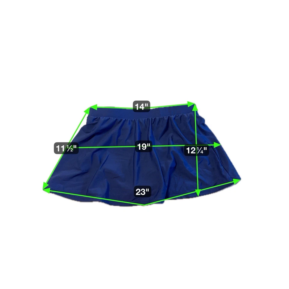 Minifalda de baño Talbot's azul marino talla 6 Foto 2 de 4