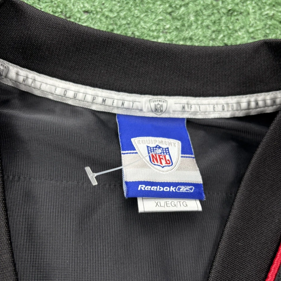 Винтажная мужская футболка Майкла Вика No7 Atlanta Falcons XL +2 Reebok подлинная красная - Изображение 3 из 4