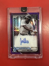 2024 Bowman Chrome Prospects Janero Miller Purple /250 #CPA-JM