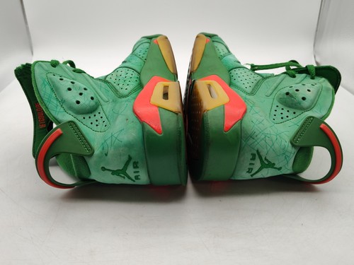 Nike-Air Jordan 6 Retro NRG Green Suede Gatorade-IF I COULD BE-Men Size 9.5-NICE - Picture 12 of 15