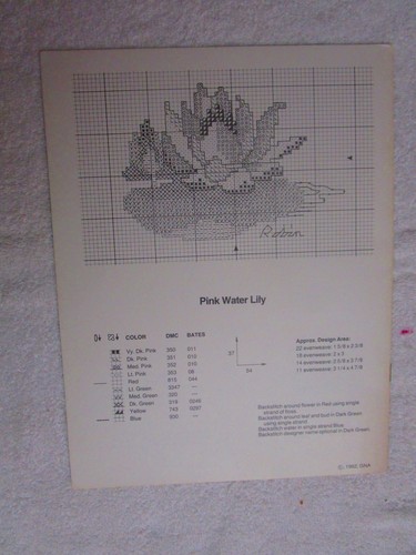 Lotto di 12 grafici a tema piante e fiori (10 punto croce contati, 1 fiore) - Foto 21 di 23