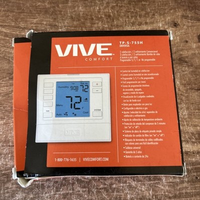 New VIVE Comfort TP-P-705 Programmable Thermostat |
