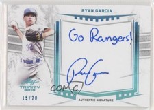 2019 Leaf Trinity Auto Inscriptions Blue 15/20 Ryan Garcia #A-RG2 Auto 1b3