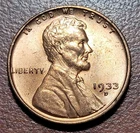 1933-D Lincoln Wheat Cent RED BU UNC Lustrous Uncirculated Coin Problem Free