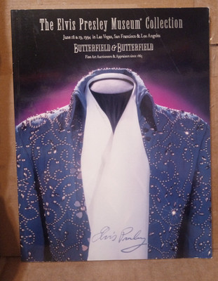 Elvis Presley Museum Collection-- Butterfield Auction Catalog-- June, 1994