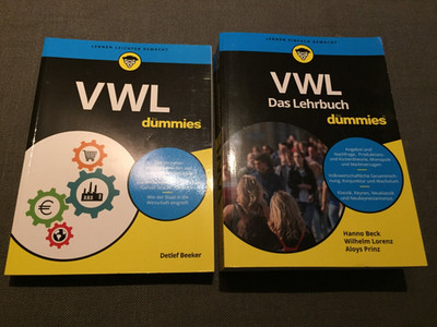Bücherset VWL for Dummies - top Zustand!