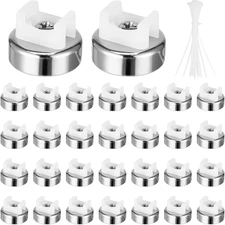 Magnetic Cable Zip Tie Mounts Kit, 30 Pcs Holders with 100 Pcs Cable Ties, Heavy