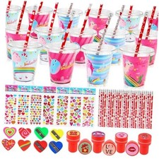 Valentines Day Gifts for Kids - 28 Packs Valentines Stationery with Cards and