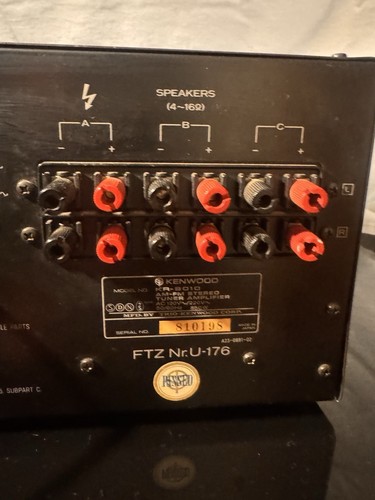 KENWOOD AM-FM STEREO RECEIVER MODEL KR- 8010 mit Bedienungsanleitung - Afbeelding 11 van 16
