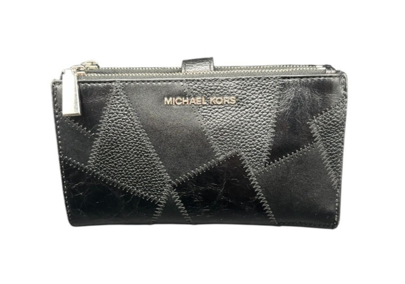 Michael Kors Adele Black Leather Patchwork Wristl… - image 4