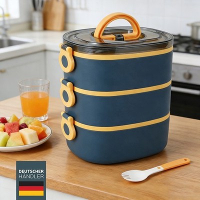 Thermo Lunchbox Brotdose Speisebehälter Essen Thermo Isolier Behälter 2000 ML